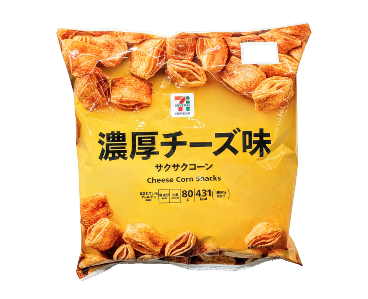 7-Eleven Japan Aerial Cheese Corn Snacks