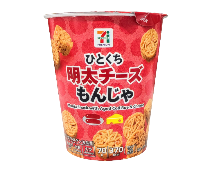 7-Eleven Japan Monja Snack with Aged Cod Roe & Cheese