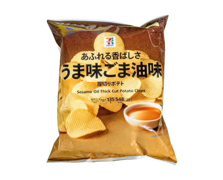 7-Eleven Japan Sesame Oil Thick-Cut Potato Chips