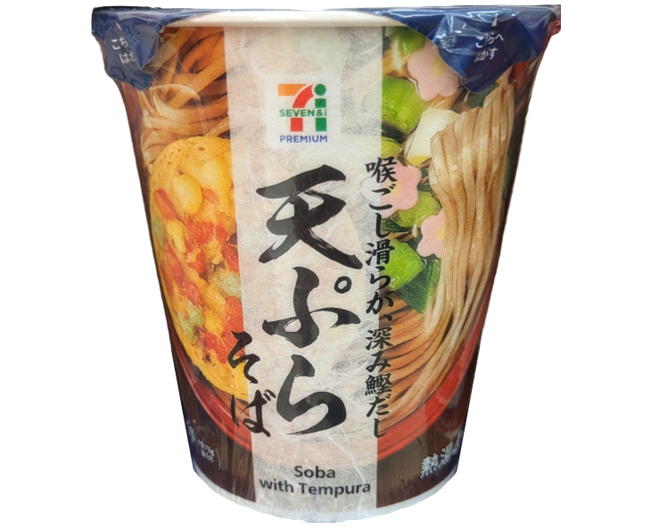 Cup of soba with tempura from Seven-Eleven Japan