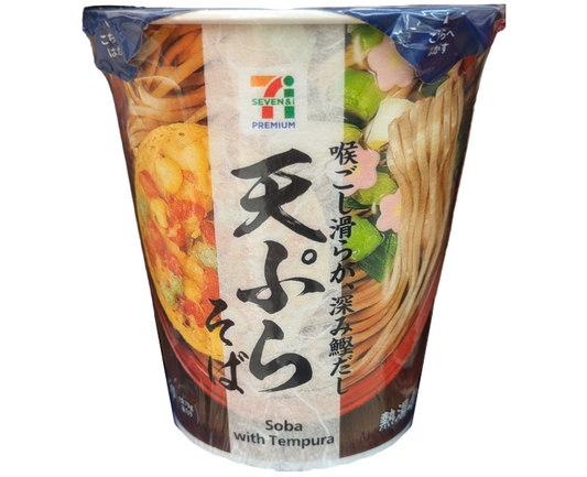 Cup of soba with tempura from Seven-Eleven Japan
