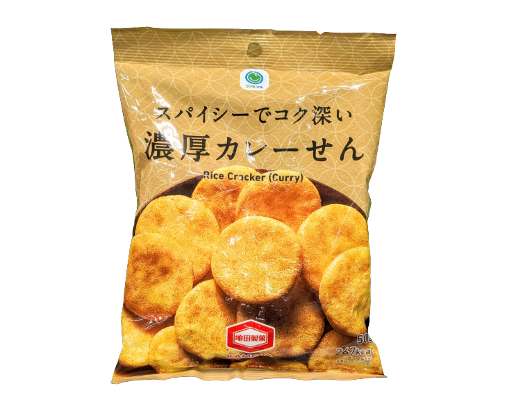Family Mart Japan Curry-Flavored Rice Crackers