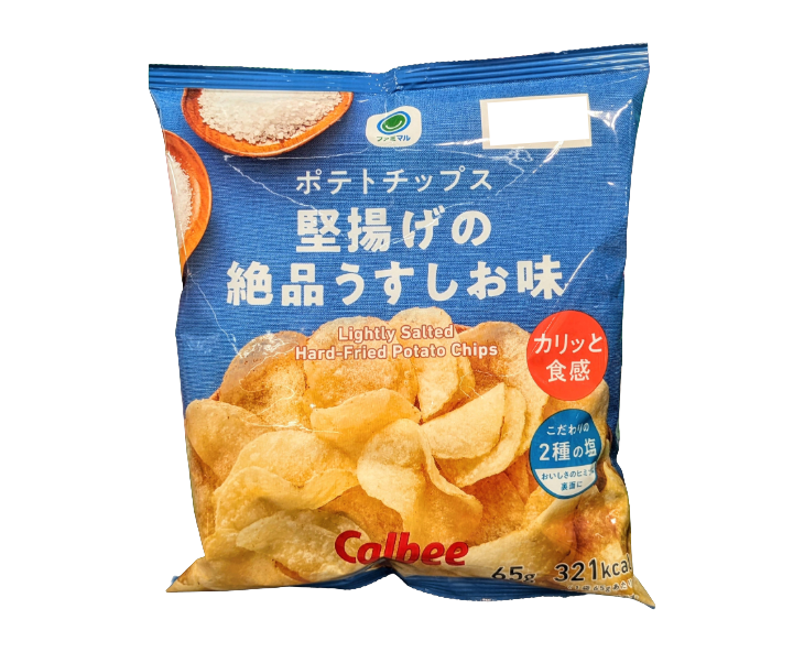 Family Mart Japan Lightly Salted Hard-Fried Potato Chips