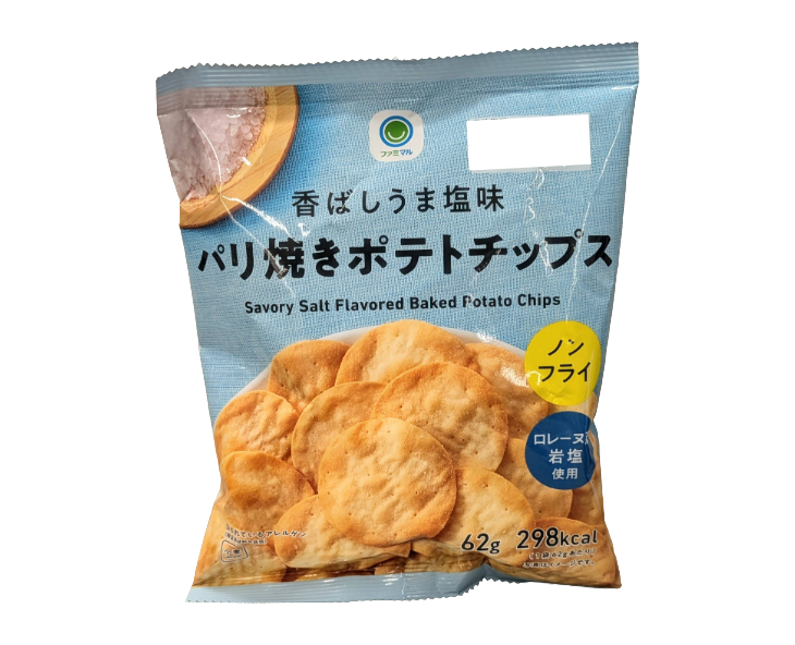 family mart japan savory salt-flavored baked potato chips