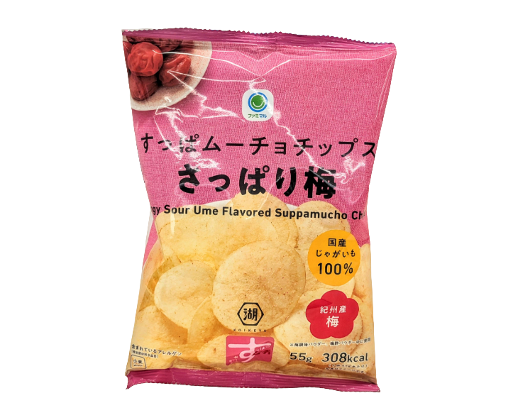 ume　手羽チップス　牛肺 Family Mart Suppamucho Umeboshi Potato Chips – Saku Saku Mart