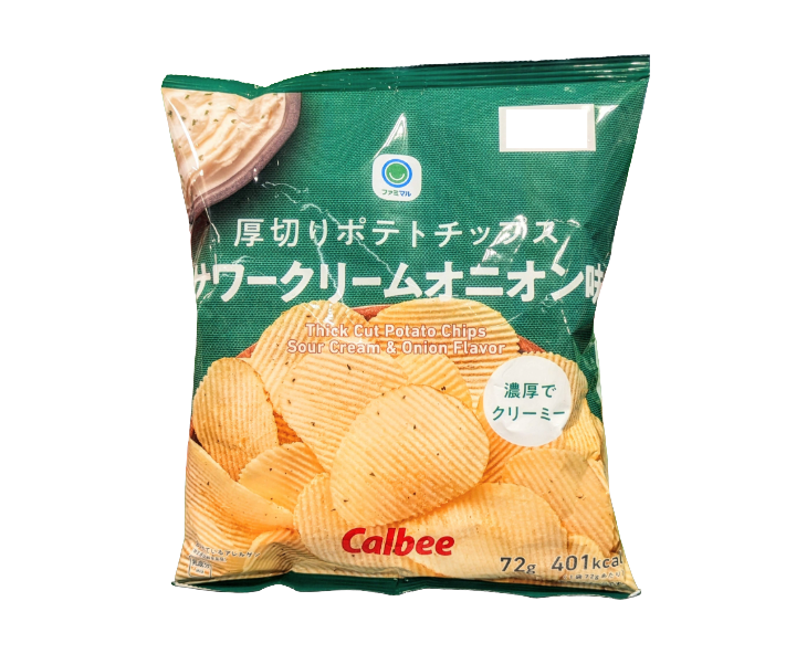 Family Mart Japan Thick-Cut Sour Cream & Onion Potato Chips