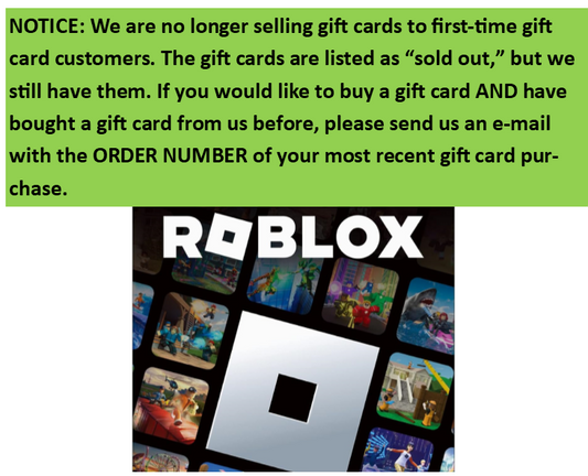 Roblox Gift Card (Free Japan-Exclusive Virtual Item Included)