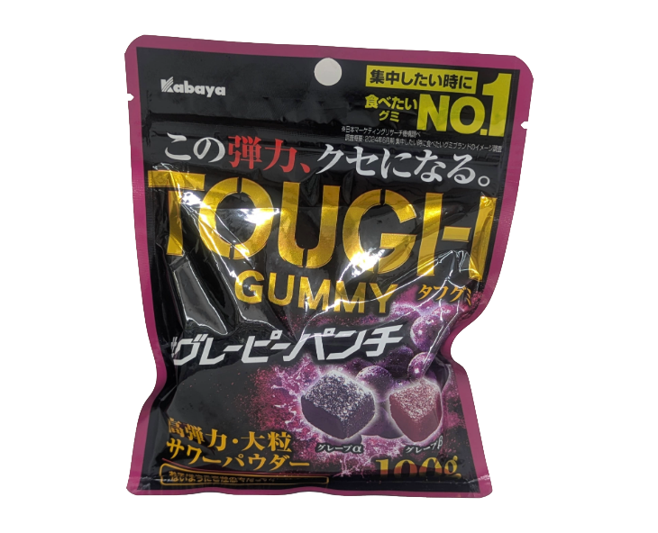 Kabaya Tough Gummy Grapey Punch from Japan