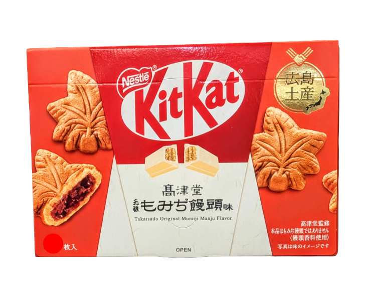 Kit Kat Japan Hiroshima Momiji Manju (Regional Taste Series)