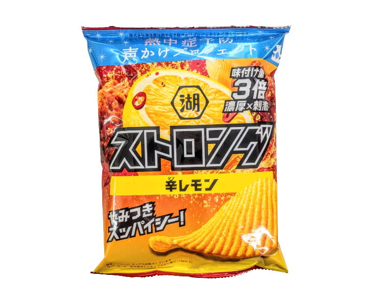 Koikeya Strong: Spicy Lemon Potato Chips from Japan