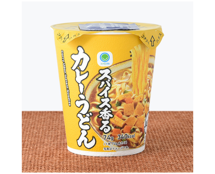 Family Mart Curry Udon Instant Noodles
