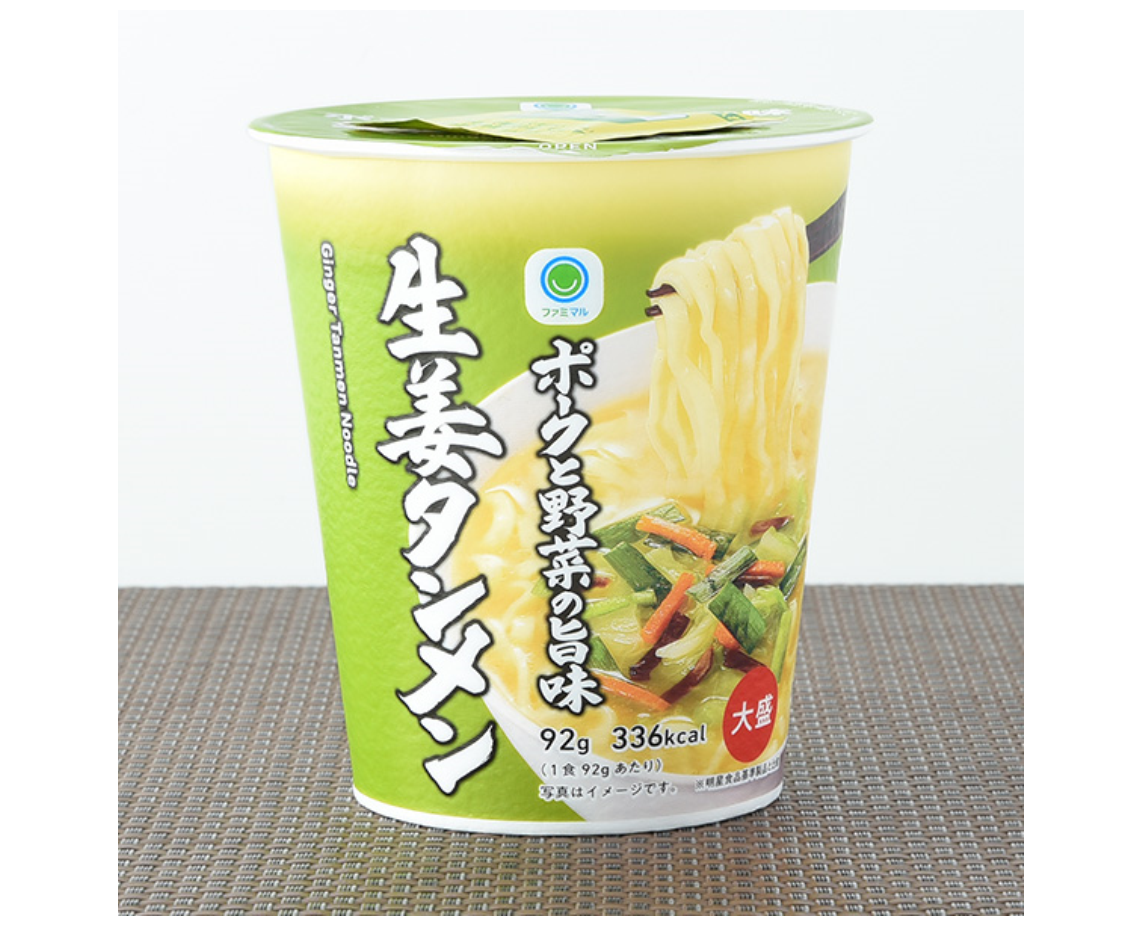 Family Mart Ginger Tanmen Noodles