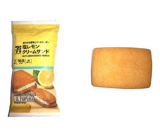7-Eleven Japan Salty Lemon Cream Sandwich Cookie