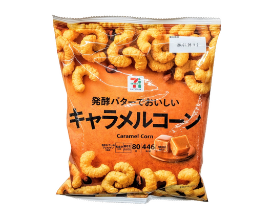 7-Eleven Japan Caramel Corn Curls