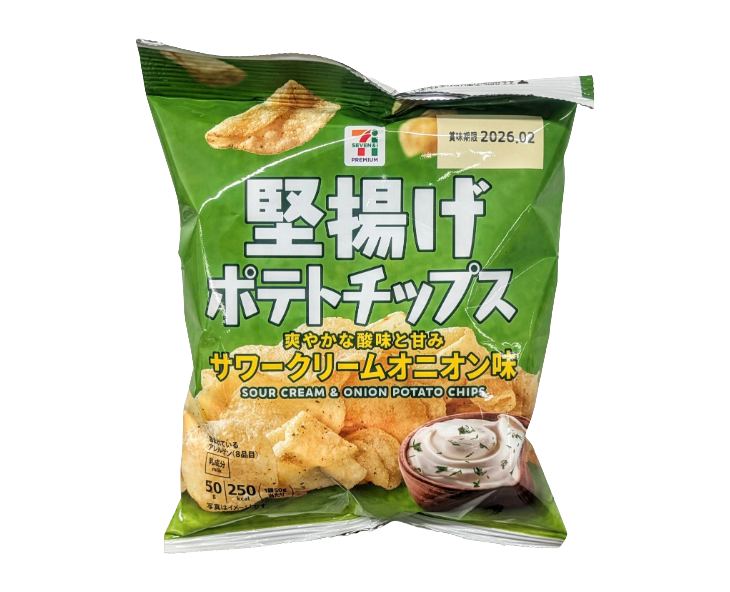 7-Eleven Japan Hard-Fried Sour Cream & Onion Potato Chips
