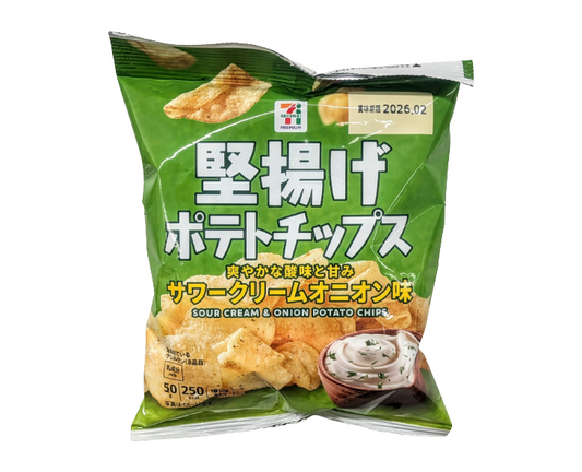 7-Eleven Japan Hard-Fried Sour Cream & Onion Potato Chips