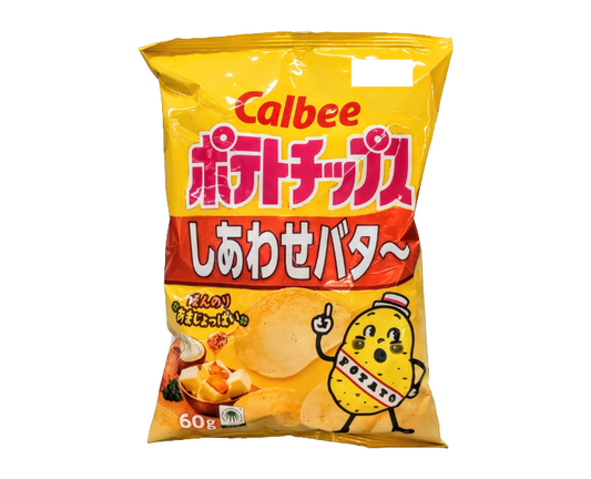 Calbee Potato Chips Happy Butter from japan