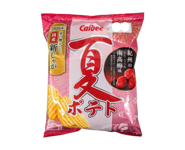 Calbee Summer Sour Plum Potato Chips from Japan