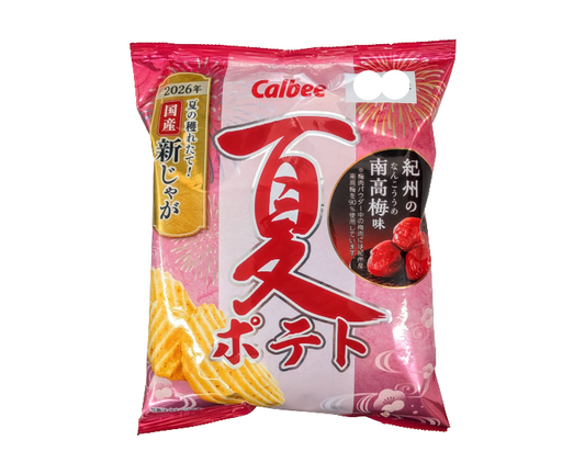 Calbee Summer Sour Plum Potato Chips from Japan