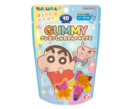 Crayon Shin-Chan & Buri Buri Zaemon 4D Gummies (Soda Flavor)