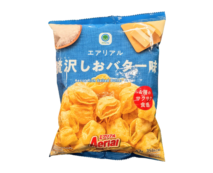 Family Mart Japan Aerial Luxurious Salted Butter Corn Snacks