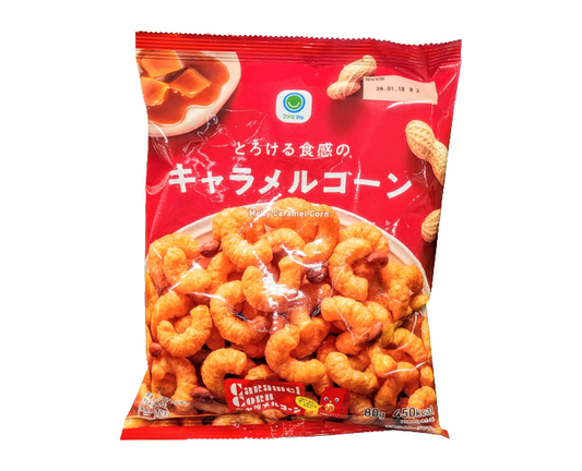 Family mart Japan caramel corn curls