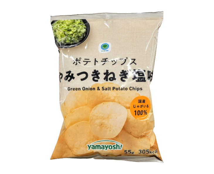 Family Mart Japan Green Onion & Salt Potato Chips