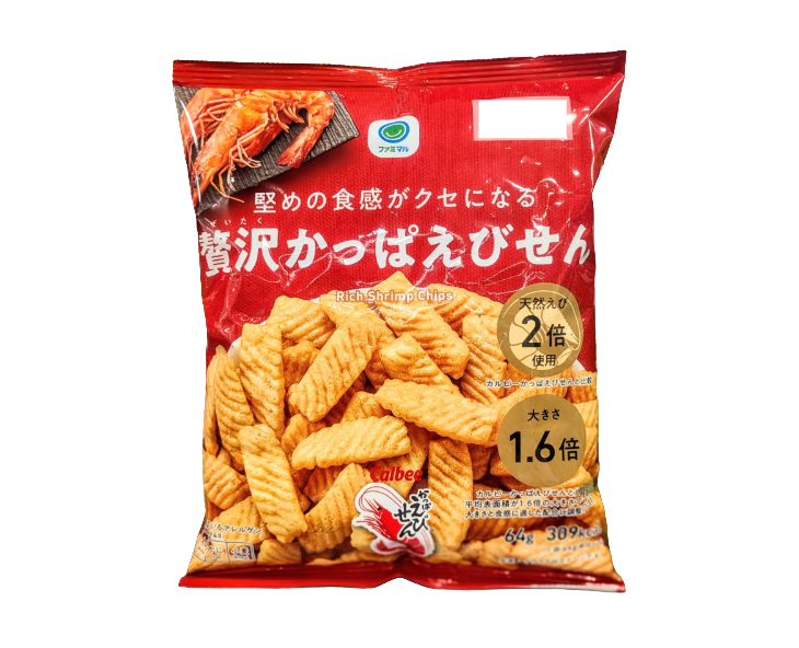 Family Mart Japan Luxurious Shrimp Rice Crackers