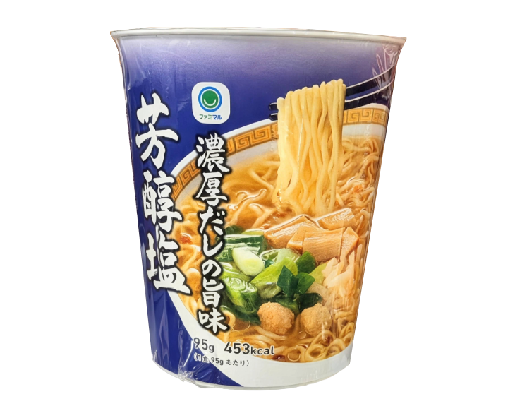 Family Mart Japan Salt Ramen with Rich Broth
