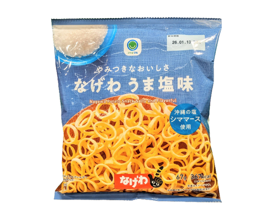 family mart japan salted potato hoop snack