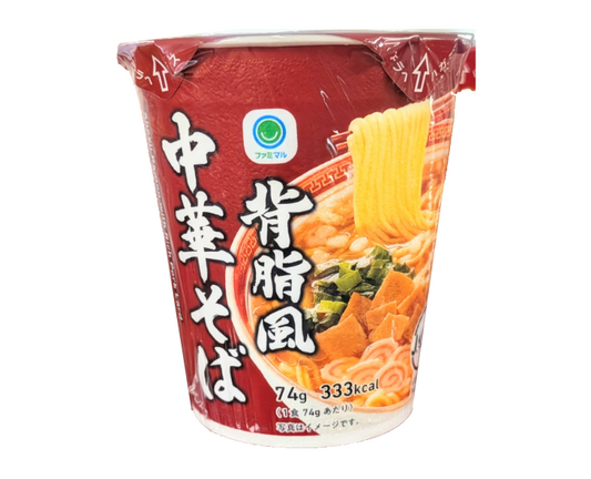 Family Mart Japan Soy Sauce Ramen with Rich Pork Lard
