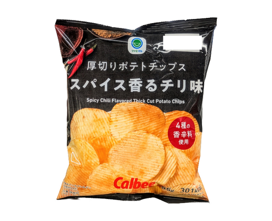 Family Mart Japan Spicy Chili Thick-Cut Potato Chips