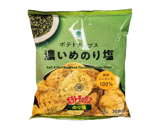 Family Mart Japan Strong Salt & Nori Seaweed-Flavored Potato Chips