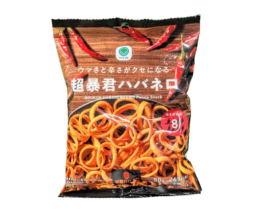 Family mart japan spicy habanero potato hoops