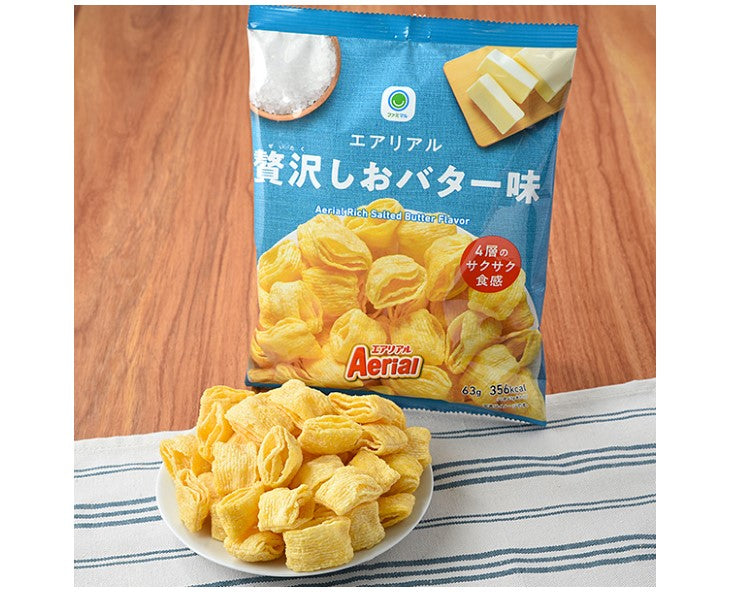 Using a unique manufacturing method, this four-layer corn snack has the salty and rich flavor of a luxurious butter. So light, airy, crunchy, and fun to eat, you won't be able to put them down! You have to try it to believe it! A Japanese snack you will never forget!