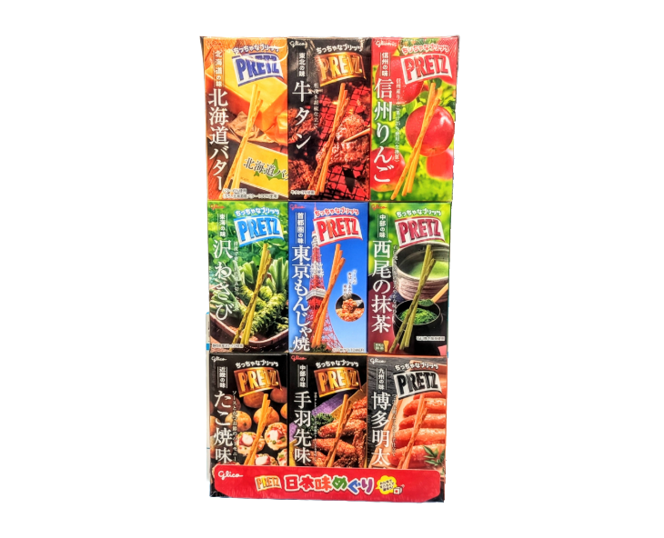 Glico Pretz Japanese Regional Taste Tour (Sample Pack) from Japan