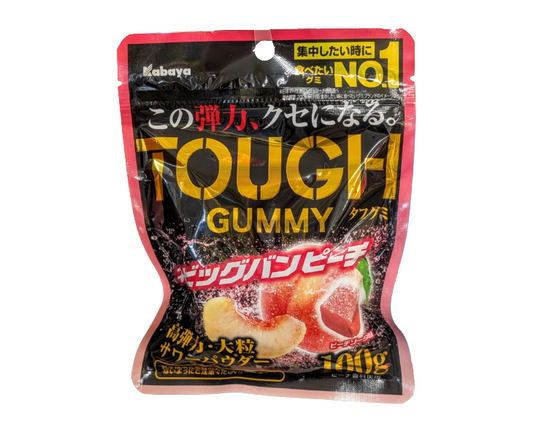 Kabaya Tough Gummy Big Bang Peach from Japan