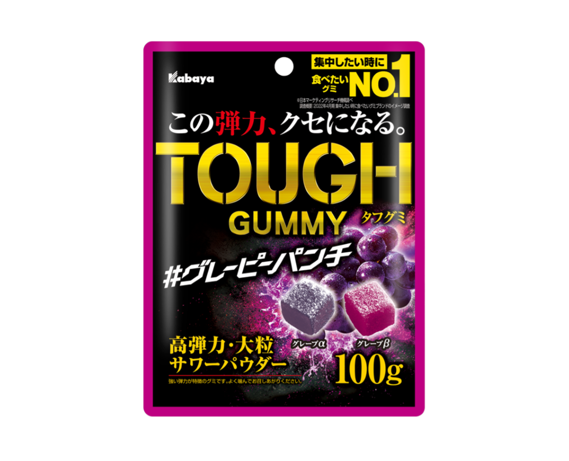 Kabaya Tough Gummy Grapey Punch