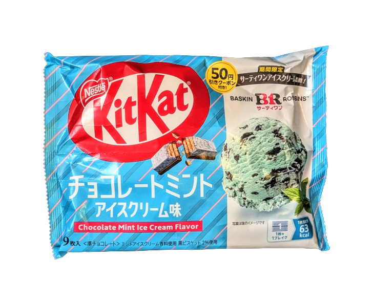 Kit Kat Japan Baskin Robbins Chocolate Mint Ice Cream