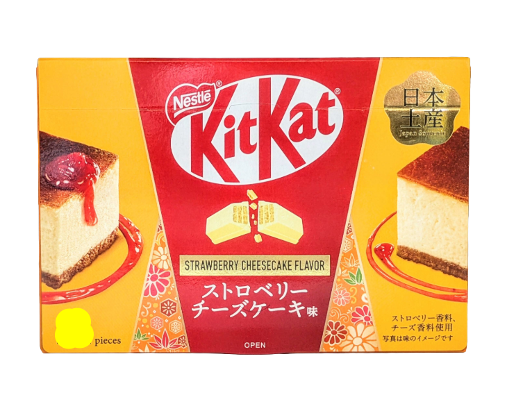 Kit Kat Japan Yokohama Strawberry Cheesecake flavor
