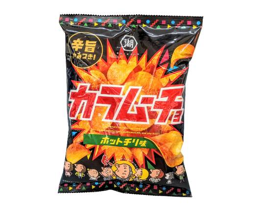 Koikeya Karamucho Hot Chili Potato Chips from Japan
