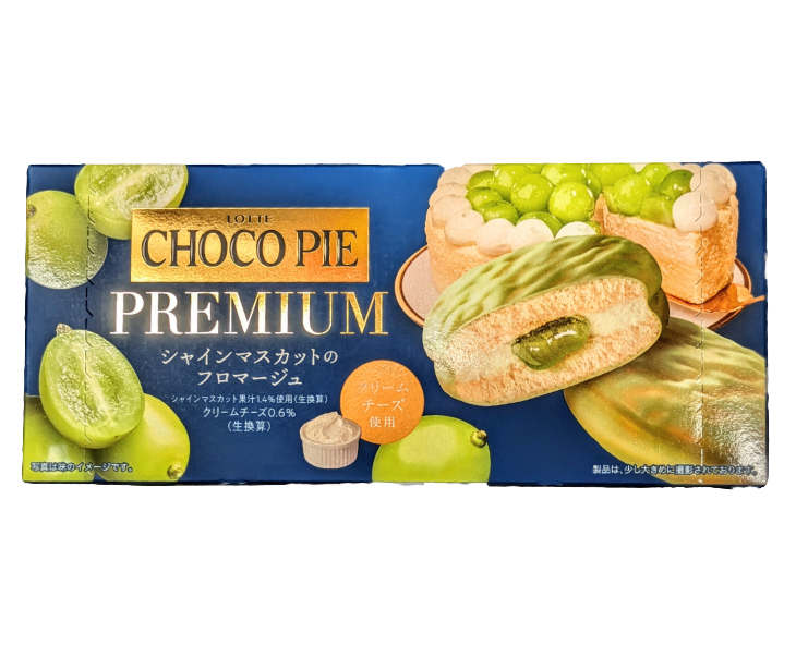 Lotte Premium Choco Pie (Shine Muscat Fromage) from Japan