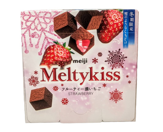 Meiji Melty Kiss Deep & Fruity Strawberry chocolates from Japan