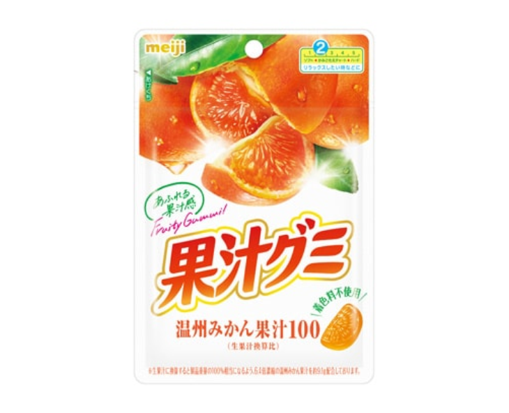 Meiji Fruit Juice Gummies (Unshuu Mikan)