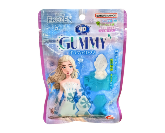 Olaf 4D Gummies (Soda Pop & Muscat Grape Flavor × Sugarless) from Japan