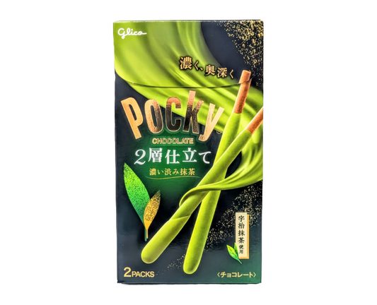 Pocky 2-Layer Matcha Chocolate from Japan