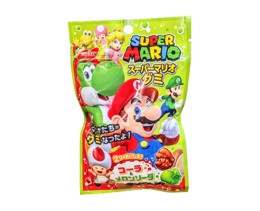 Super Mario Gummies (Cola & Melon Soda) from Japan