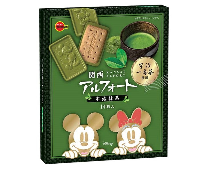 The matcha in these chocolate cookies comes straight from the Uji region of Kansai, which is famous for its premium-quality green tea. On top of that, this particular edition is a collaboration with Disney, so you get Mickey Mouse pictures on the cookies! Individually-wrapped, otherwise it would be too tempting to inhale the whole package! 