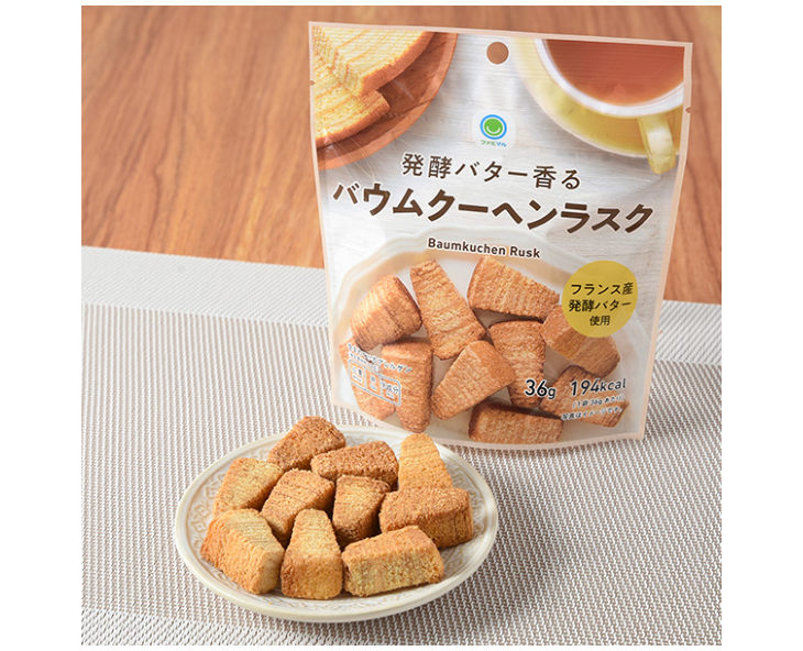 Family Mart Baumkuchen Rusk