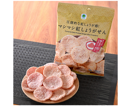 Family Mart Double Red Ginger Rice Crackers